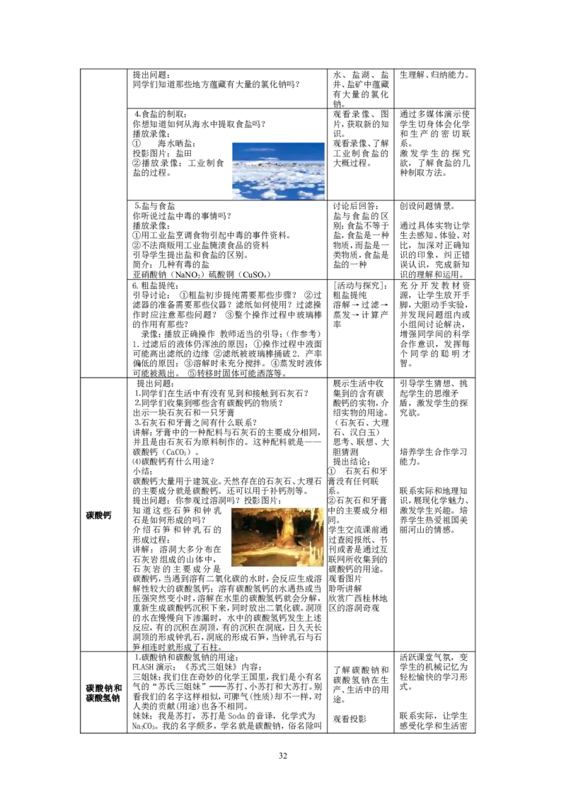 九年级化学（下）教案(57页)_初中化学_01.人教版初中化学_01.初中化学课件PPT--教案--试题_初中化学全套_化学教案_化学：人教版九年级下册新版教案（2套14份）