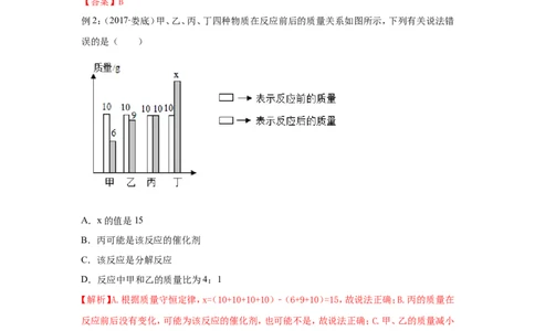 2018届中考化学总复习专题突破讲义：第四讲守恒思想_初中化学_01.人教版初中化学_07.初中化学中考总复习_2018届中考化学总复习专题突破讲义