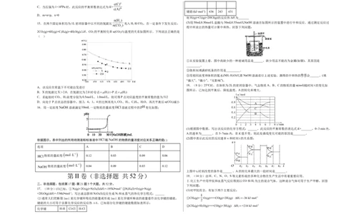 学易金卷：2020-2021学年高二化学上学期期末测试卷02（人教版选择性必修1）（考试版）_高化_2025春-人教版高中化学_03新版高中化学选择性必修1_04习题试卷_期末试卷