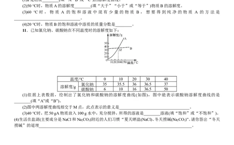 2018年中考复习化学考点解读：专题(二)溶解度曲线及其应用_初中化学_01.人教版初中化学_07.初中化学中考总复习_2018年中考复习化学考点解读