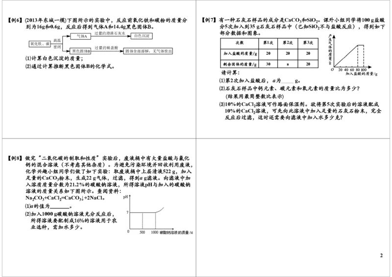 一轮复习：中考化学基本理论有关化学方程式的计算_初中化学_01.人教版初中化学_02.初中化学教学视频_2.初中化学--教学视频--带讲义_初三化学中考总复习（通用版）