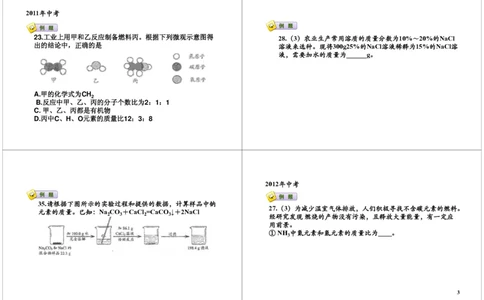 2008-2012年，中考真题及趋势分析_初中化学_01.人教版初中化学_03.初中化学专项视频_[7697]轻松搞定初中化学计算_第6讲2008-2012年，中考真题及趋势分析