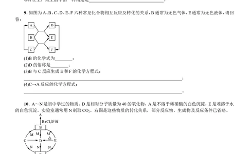 2018年中考复习化学考点解读：题型复习(三)物质的转化与推断题_初中化学_01.人教版初中化学_07.初中化学中考总复习_2018年中考复习化学考点解读