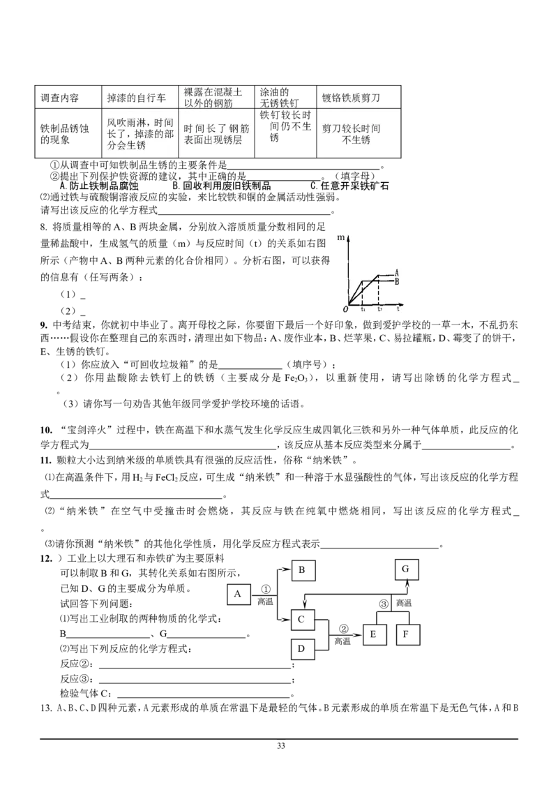8年中考（2005-2012）全国各地中考化学真题分类汇编第9单元溶液_初中化学_01.人教版初中化学_01.初中化学课件PPT--教案--试题_初中化学全套_化学试题