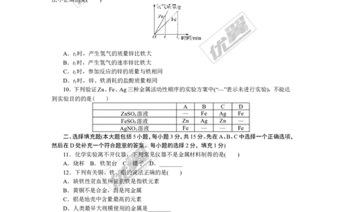 1.第八单元检测卷_初中化学_01.人教版初中化学_01.初中化学课件PPT--教案--试题_初中化学全套(课件--教案--配套)_18年初中化学9年级下_18春九化下(RJ)--5.word版阶段精品试题_单元检测卷_152