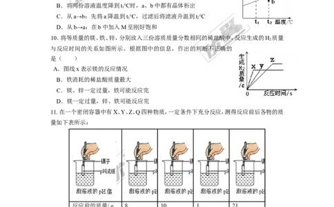 2017年湖北省鄂州市九年级下学期第二次月考化学试题_初中化学_01.人教版初中化学_01.初中化学课件PPT--教案--试题_初中化学全套(课件--教案--配套)_18年初中化学9年级下