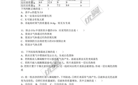 2015-2016学年湖南省株洲市攸县校级九年级（下）入学化学试卷_初中化学_01.人教版初中化学_01.初中化学课件PPT--教案--试题_初中化学全套(课件--教案--配套)_18年初中化学9年级下
