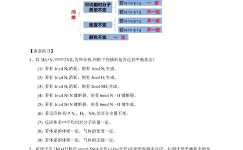 新教材精创6.2.2化学反应的限度和化学反应条件的控制学案（1）-人教版高中化学必修第二册_高化_2025春-人教版高中化学_02新版高中化学必修二_2.课件+教案+学案+练习配套版