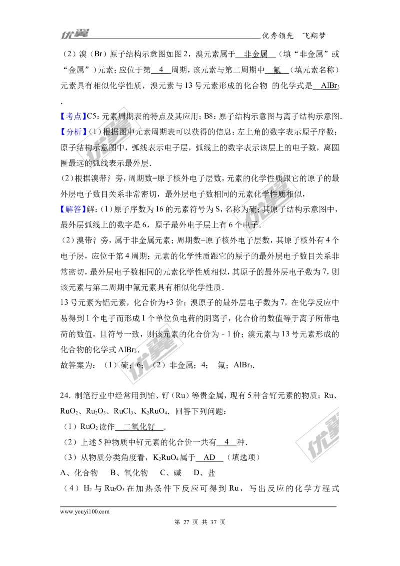 2017年广西玉林市陆川丶博白两县联考中考化学模拟试卷（解析版）_初中化学_01.人教版初中化学_01.初中化学课件PPT--教案--试题_初中化学全套(课件--教案--配套)_18年初中化学9年级下