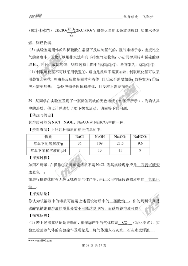 2017年广西玉林市陆川丶博白两县联考中考化学模拟试卷（解析版）_初中化学_01.人教版初中化学_01.初中化学课件PPT--教案--试题_初中化学全套(课件--教案--配套)_18年初中化学9年级下
