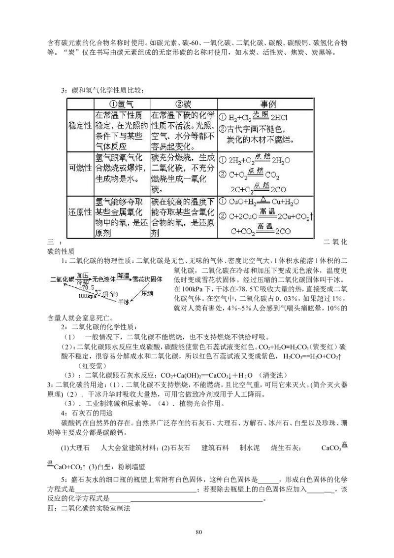 初中化学复习分章节考点分析与训练及答案(124页)_初中化学_01.人教版初中化学_01.初中化学课件PPT--教案--试题_初中化学全套_化学试题