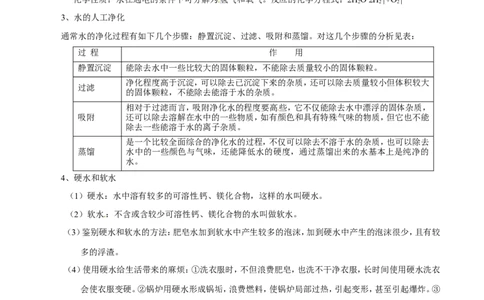 专题08水和空气（讲）-备战2017年中考化学二轮复习讲练测（原卷版）_初中化学_01.人教版初中化学_07.初中化学中考总复习_备战2017年中考化学二轮复习讲练测（讲）
