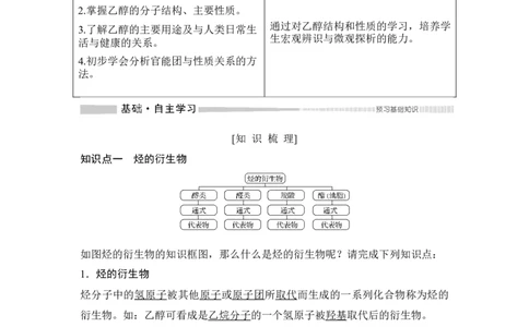 第1课时乙醇_高化_2025春-人教版高中化学_02新版高中化学必修二_4.课件+导学案_第七章第三节　第1课时乙醇（导学案+课件）