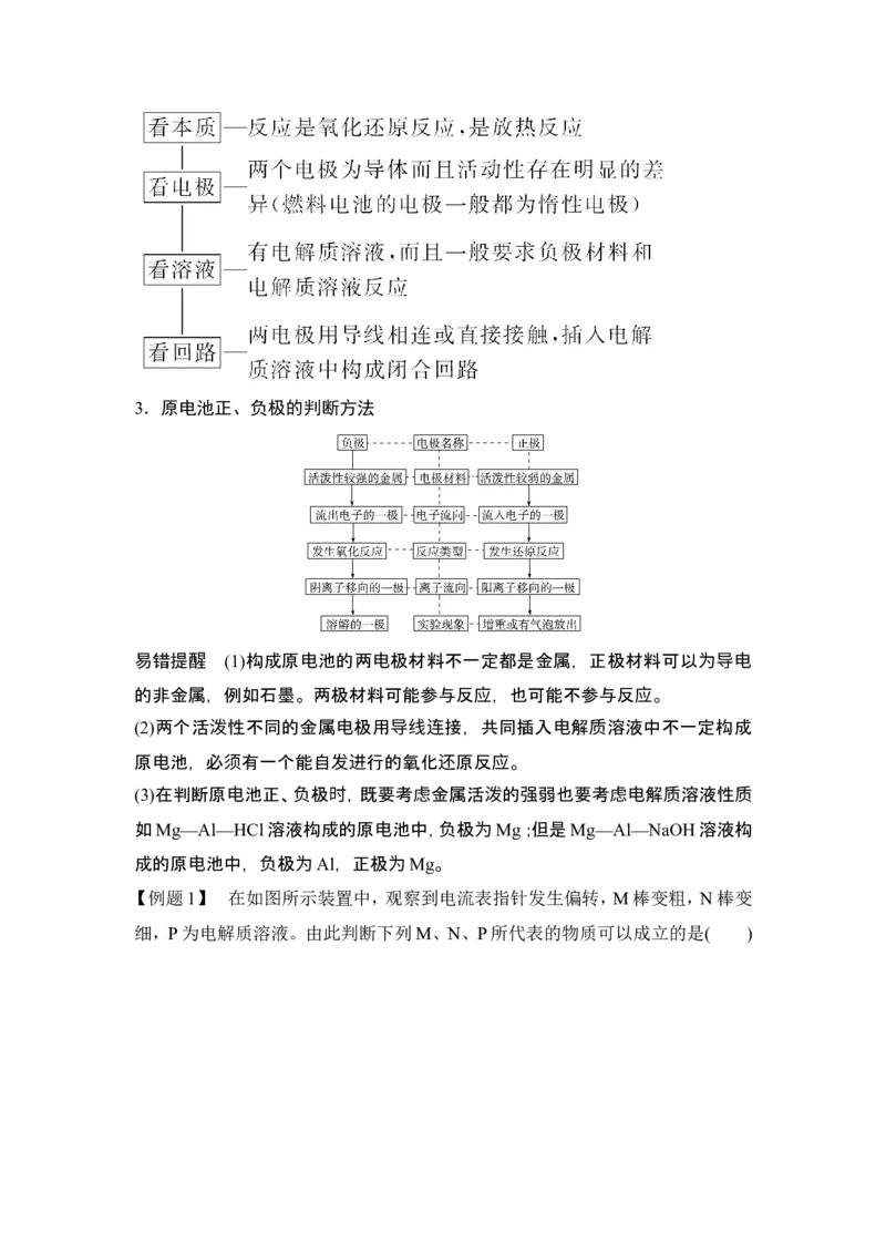 第2课时化学反应与电能_高化_2025春-人教版高中化学_02新版高中化学必修二_4.课件+导学案_第六章第一节第2课时　化学反应与电能（导学案+课件）