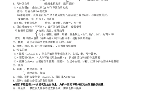 2014届九年级化学《第12单元-化学与生活》知识点汇总_初中化学_01.人教版初中化学_01.初中化学课件PPT--教案--试题_初中化学全套_化学教案_化学：人教版初中化学知识点汇总(12份)