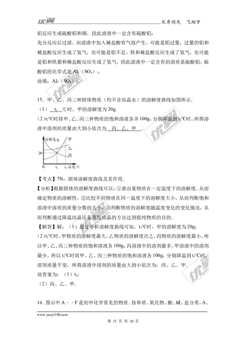2017年湖北省襄阳市中考化学试卷（解析版）_初中化学_01.人教版初中化学_01.初中化学课件PPT--教案--试题_初中化学全套(课件--教案--配套)_18年初中化学9年级上_2017中考真题卷