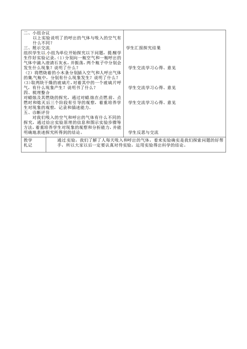 九年级化学上册-第一单元-走进化学世界-课题2-化学是一门以实验为基础的科学学案2_初中化学_01.人教版初中化学_01.初中化学课件PPT--教案--试题_初中化学&mdash;课件&mdash;教案&mdash;试题-推荐