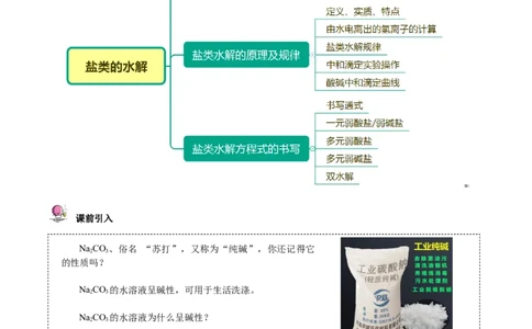 第19讲盐类的水解（学生版）-（人教2019选择性必修1）_高化_595801221724高中化学新人教版选择性必修一二三电子版教案PPT课件高中试卷_选择性必修1册（人教版）_讲义