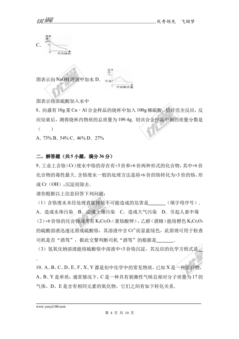 2017年四川省德阳市中考化学试卷（解析版）_初中化学_01.人教版初中化学_01.初中化学课件PPT--教案--试题_初中化学全套(课件--教案--配套)_18年初中化学9年级上_2017中考真题卷