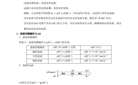 第三章总结（解析版）_高化_2025春-人教版高中化学_03新版高中化学选择性必修1_04习题试卷_同步练习+单元测试1配套A_第三章总结