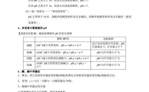 第三章总结（解析版）_高化_2025春-人教版高中化学_03新版高中化学选择性必修1_04习题试卷_同步练习+单元测试1配套A_第三章总结