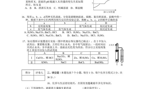 2013年初中学生化学素质和实验能力竞赛(湖南省）初赛试题及答案（word版）_初中化学_01.人教版初中化学_01.初中化学课件PPT--教案--试题_初中化学全套_化学试题