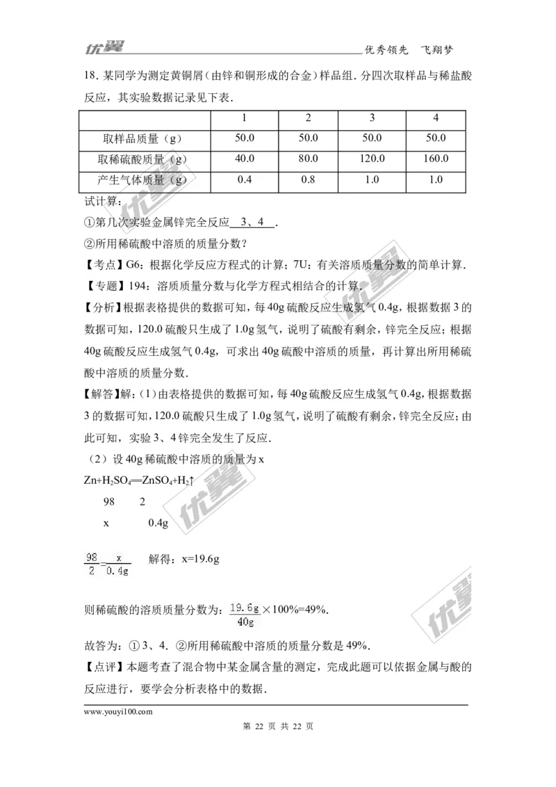2017年河北省唐山市滦南县校级中考化学模拟试卷（解析版）_初中化学_01.人教版初中化学_01.初中化学课件PPT--教案--试题_初中化学全套(课件--教案--配套)_18年初中化学9年级下