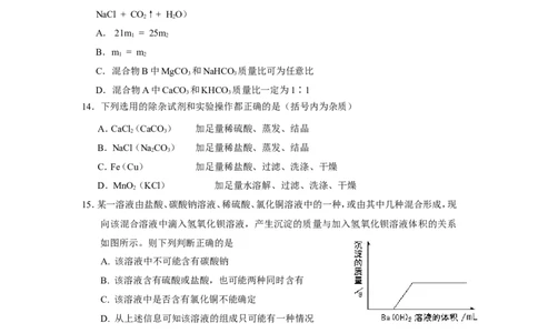 2010年全国初中学生化学素质和实验能力竞赛天津市初赛试题_初中化学_01.人教版初中化学_01.初中化学课件PPT--教案--试题_初中化学全套_化学试题
