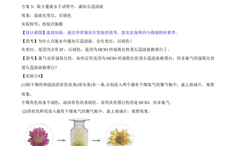 专题2.2.2氯水成分的探究（备课堂教案）-上好化学课2020-2021学年高一上学期必修第一册同步备课系列（人教版2019）_高化_2025春-人教版高中化学_01新版高中化学必修一_教案