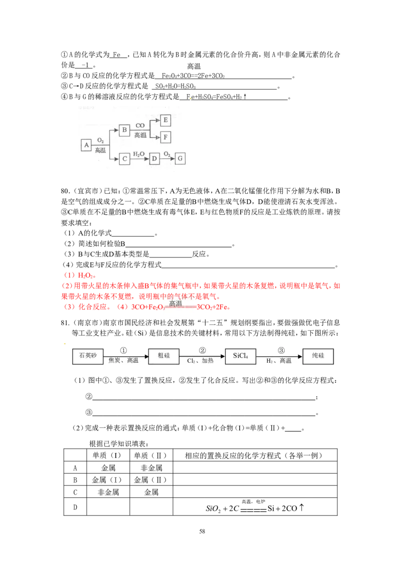 8年中考（2005-2012）全国各地中考化学真题分类汇编第5单元化学方程式_初中化学_01.人教版初中化学_01.初中化学课件PPT--教案--试题_初中化学全套_化学试题