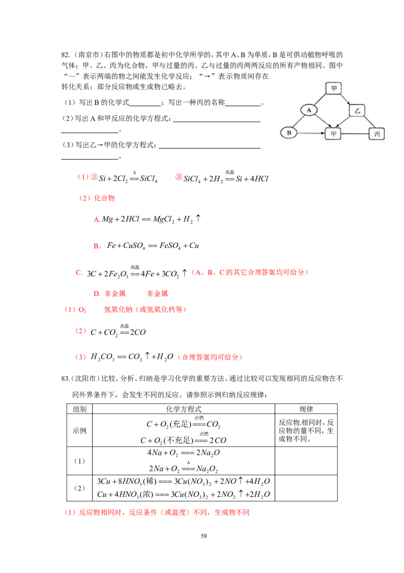 8年中考（2005-2012）全国各地中考化学真题分类汇编第5单元化学方程式_初中化学_01.人教版初中化学_01.初中化学课件PPT--教案--试题_初中化学全套_化学试题
