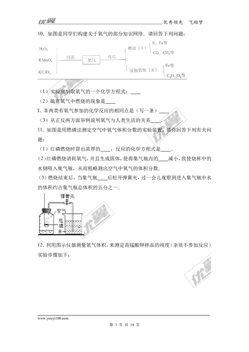 2017年河北省石家庄市藁城区校级中考化学模拟试卷（解析版）_初中化学_01.人教版初中化学_01.初中化学课件PPT--教案--试题_初中化学全套(课件--教案--配套)_18年初中化学9年级下