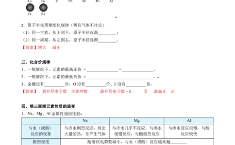 第32讲元素周期律（教师版）-（人教版2019）_高化_595801221724高中化学新人教版选择性必修一二三电子版教案PPT课件高中试卷_必修一册（人教版）_讲义
