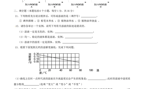 九年级化学下册第9单元综合技能过关训练新人教版_初中化学_01.人教版初中化学_01.初中化学课件PPT--教案--试题_初中化学全套_化学试题