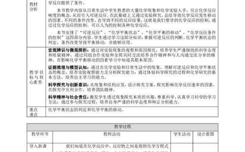 化学反应速率和限度2_高化_2025春-人教版高中化学_02新版高中化学必修二_1.课件+教案_6.2化学反应速率和限度第二课时