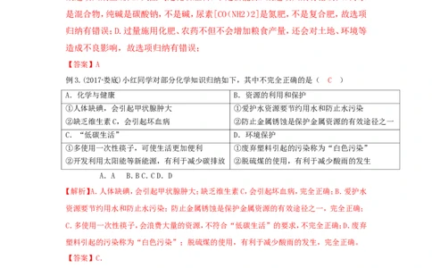 2018届中考化学总复习专题突破讲义：第七讲归纳法_初中化学_01.人教版初中化学_07.初中化学中考总复习_2018届中考化学总复习专题突破讲义