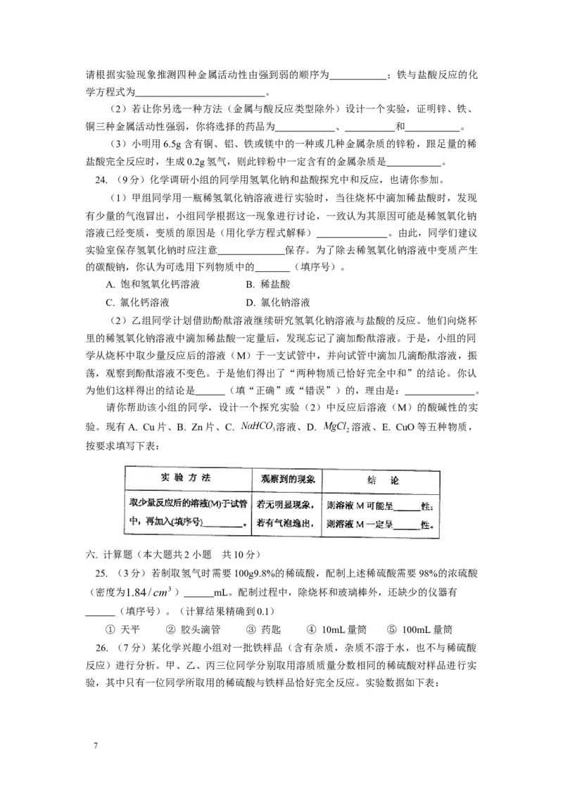 中考化学总测试_初中化学_01.人教版初中化学_12.中考化学（赠送）