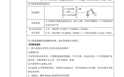第3章第3节醛　酮讲义新教材2020-2021学年人教版(2019)高二化学选择性必修三（机构用）_高化_2025春-人教版高中化学_05新版高中化学选择性必修3_7.机构专用_讲义+习题（机构用）