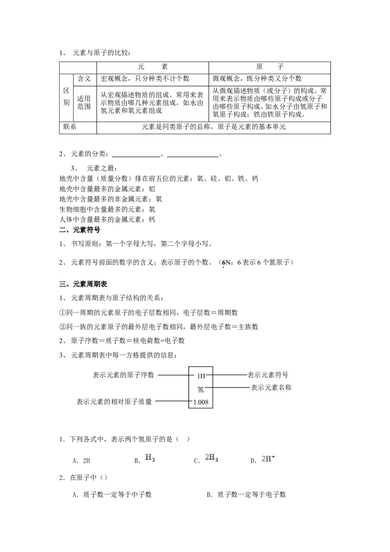 九年级上册化学第三单元---物质构成的奥秘_初中化学_01.人教版初中化学_01.初中化学课件PPT--教案--试题_初中化学&mdash;课件&mdash;教案&mdash;试题-推荐_9年级上课件教案试题_9年级上教案