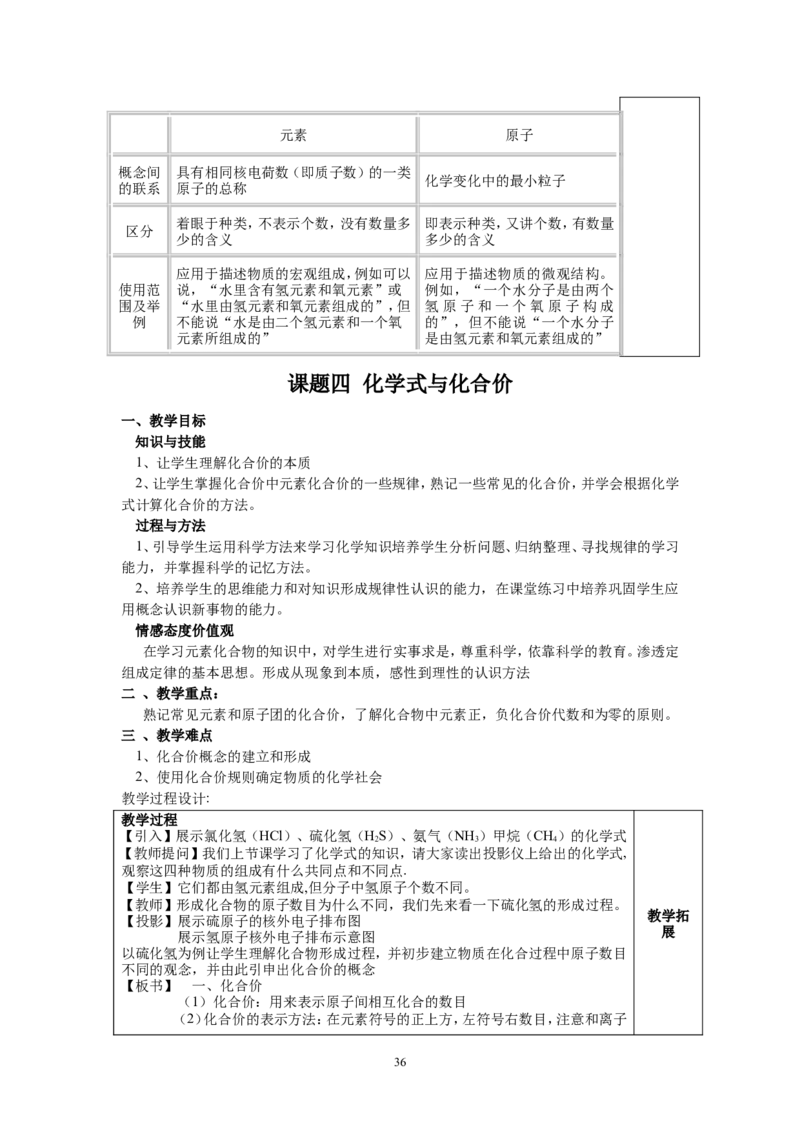 人教版九年级化学上册教案（68页）_初中化学_01.人教版初中化学_01.初中化学课件PPT--教案--试题_初中化学全套_化学教案_化学：人教版九年级上册精品教案（4套36份）