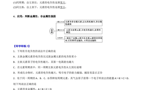 第04讲元素周期律（学生版）-（人教2019选择性必修2）_高化_595801221724高中化学新人教版选择性必修一二三电子版教案PPT课件高中试卷_选择性必修2册（人教版）_讲义