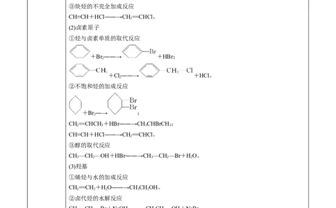 第3章第5节第1课时有机合成的主要任务讲义新教材2020-2021学年人教版(2019)高二化学选择性必修三（机构用）_高化_2025春-人教版高中化学_05新版高中化学选择性必修3_7.机构专用