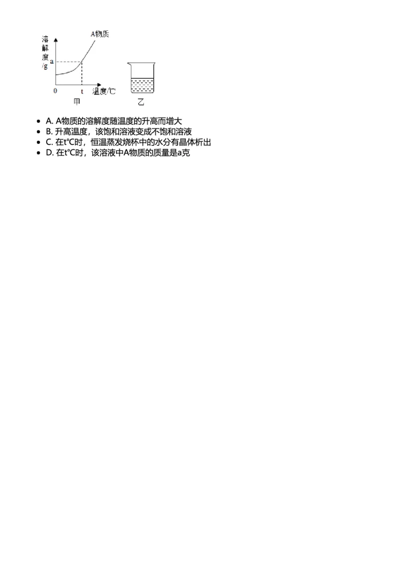 初中化学习题_初中化学_01.人教版初中化学_12.中考化学（赠送）_练习题