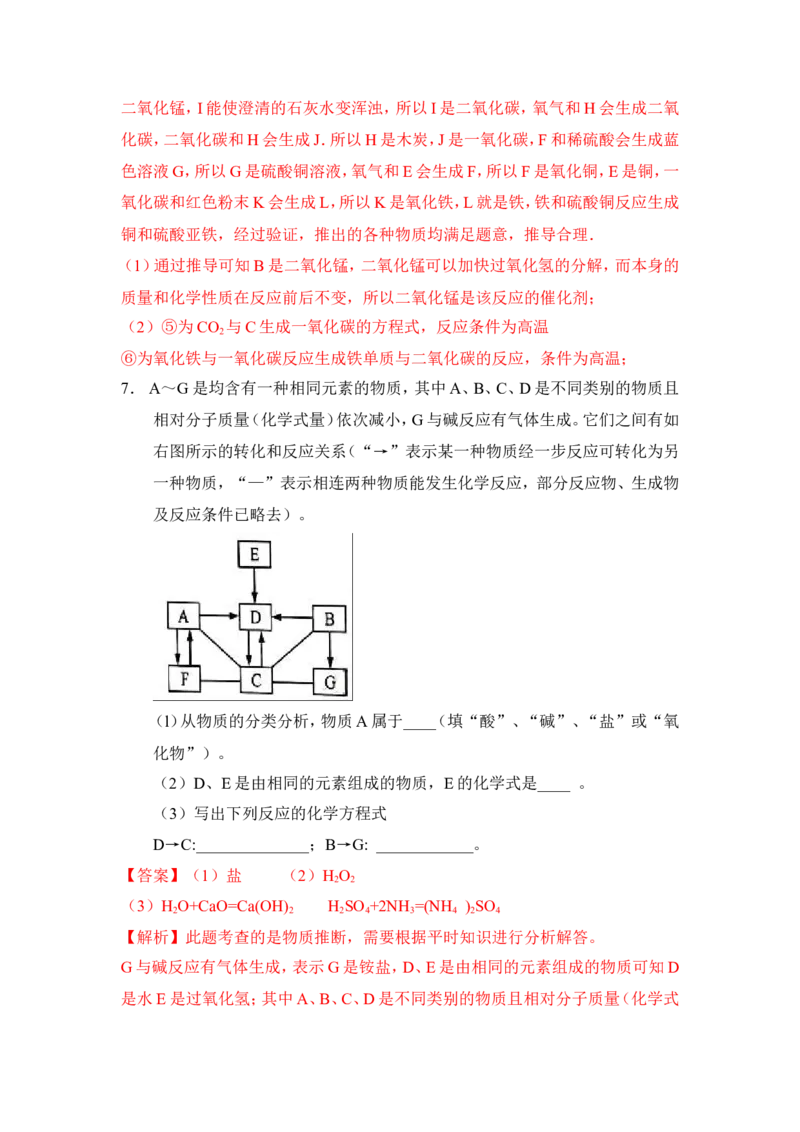 2018年中考化学一轮复习&bull;《物质的检验、鉴别与除杂》真题练习（解析版）_初中化学_01.人教版初中化学_07.初中化学中考总复习_2018年中考化学一轮复习&bull;