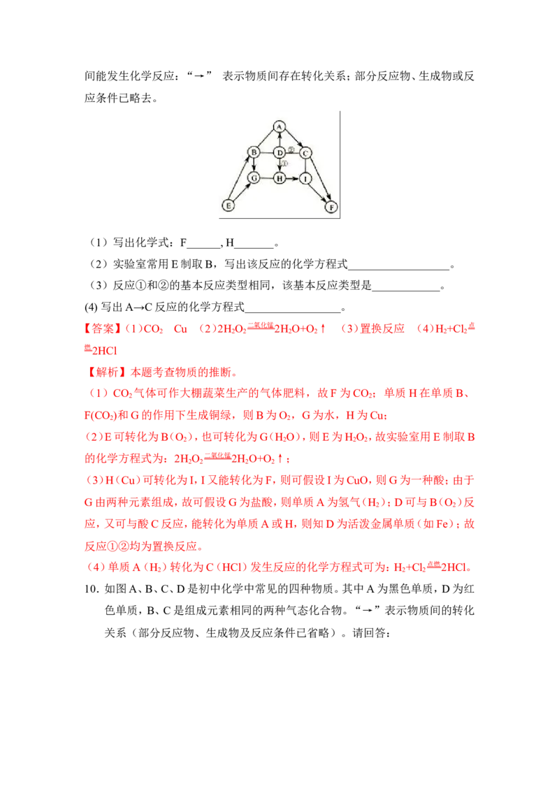 2018年中考化学一轮复习&bull;《物质的检验、鉴别与除杂》真题练习（解析版）_初中化学_01.人教版初中化学_07.初中化学中考总复习_2018年中考化学一轮复习&bull;