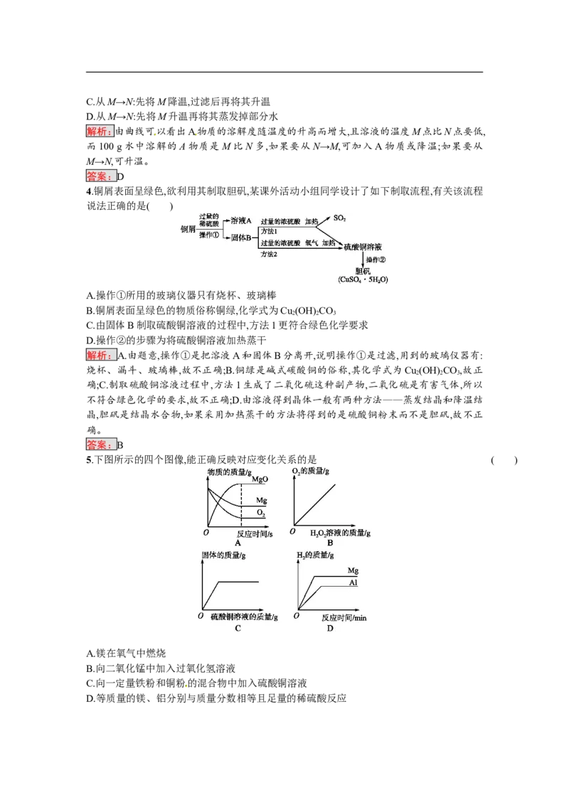 2018届中考化学（人教版）总复习单元特训：专题七　热点题型-化学备课大师_初中化学_01.人教版初中化学_07.初中化学中考总复习