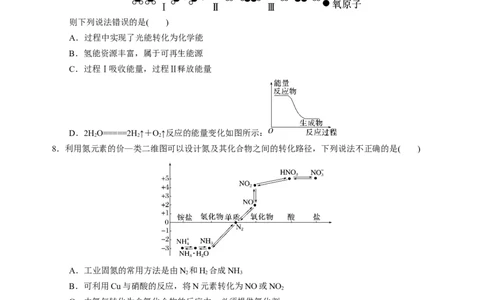 化学必修第二册综合测试（1）（学生版）-（人教版2019必修第二册）_高化_595801221724高中化学新人教版选择性必修一二三电子版教案PPT课件高中试卷_必修二册（人教版）_期中+期末