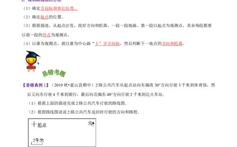 精品第六单元《确定位置》章节复习&mdash;五年级数学下册考点分类强化训练（解析）北师大版_26春北师大版数学二下_19、赠送其它资料_旧版_赠品：北师大知识总结