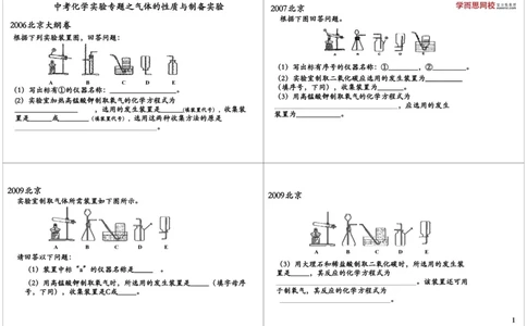 中考化学实验专题之气体的性质与制备实验_初中化学_01.人教版初中化学_03.初中化学专项视频_[8926]中考化学难题点睛突破满分班（全国版）