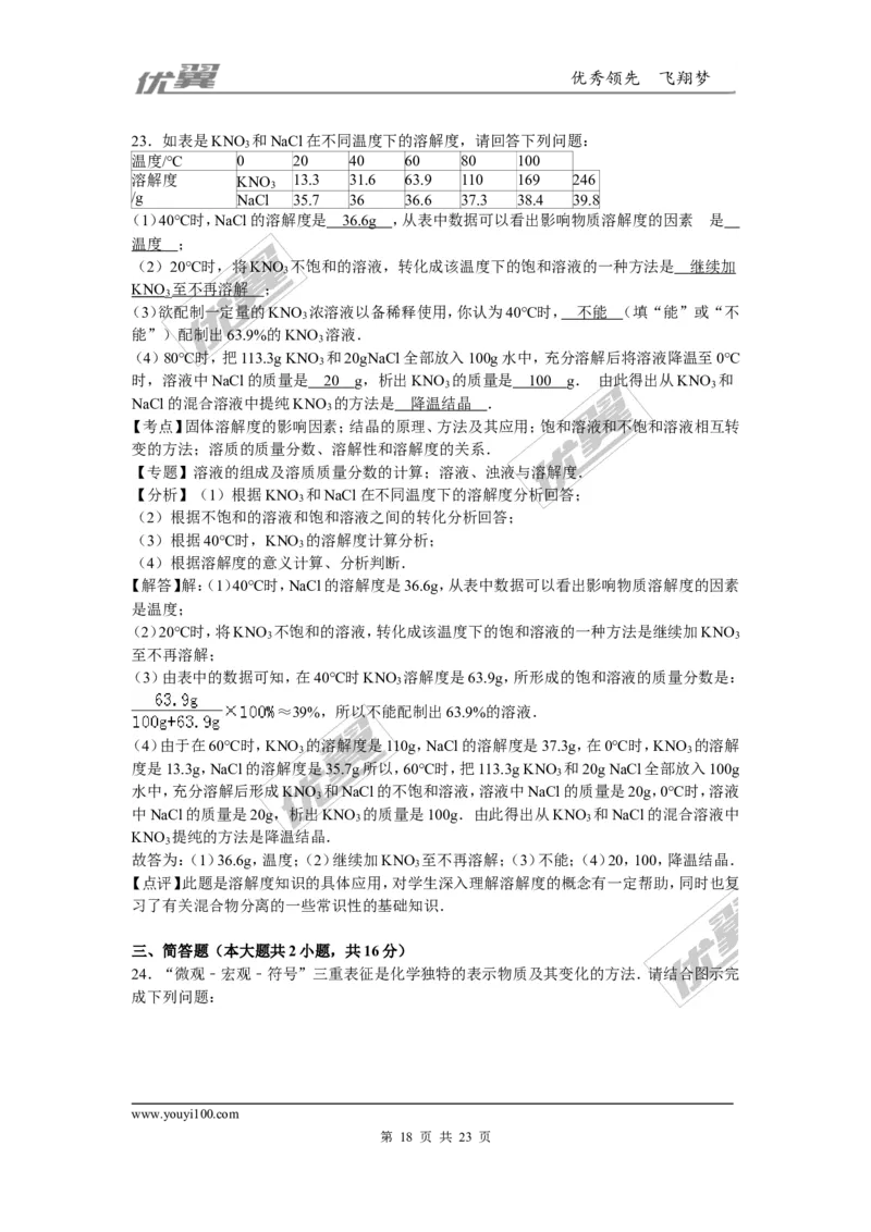 2015-2016学年山西省太原校级九年级（上）期末化学试卷_初中化学_01.人教版初中化学_01.初中化学课件PPT--教案--试题_初中化学全套(课件--教案--配套)_18年初中化学9年级下